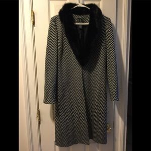 INC International Concepts coat w/ faux fur collar- final price